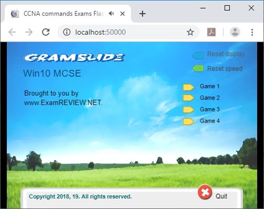 CramFLASH Win10 MCSE 40 Random Flashcards Game Cover