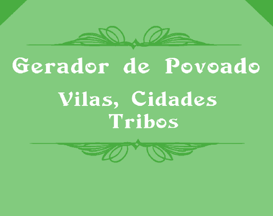 Gerador de Povoados Vilas, Cidade, Tribos Image