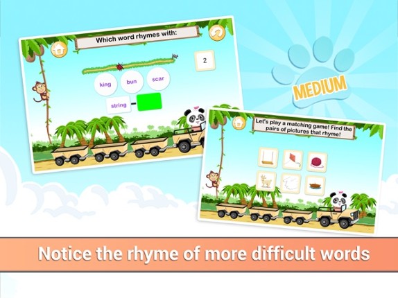 Learn to Read with Lola - Rhyming Word Jungle screenshot