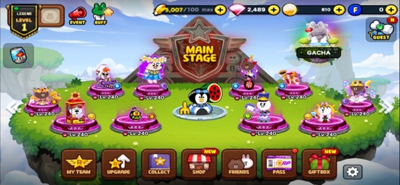 LINE Rangers screenshot