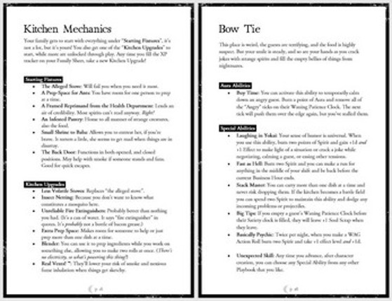 Spirited Cafe - Cooking with Forged in the Dark screenshot