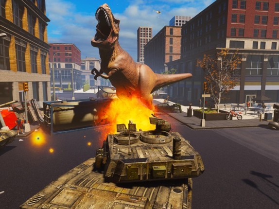T-rex Simulator City World Image