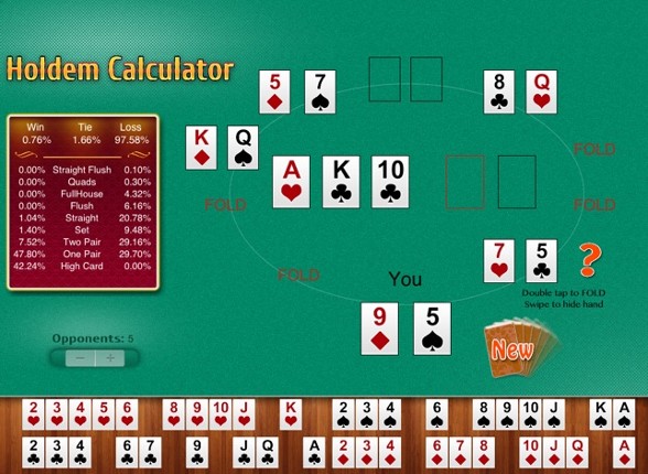 Free Holdem Calculator Image