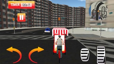 Fries Hawker Cycle &amp; Food Delivery Rider Sim Image