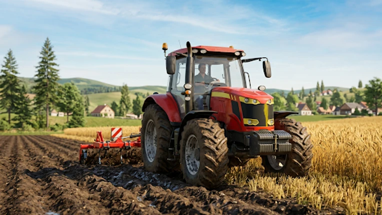 US Farming Tractor Game 3D screenshot