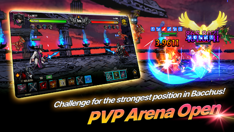 Bacchus: High Tension IDLE RPG screenshot