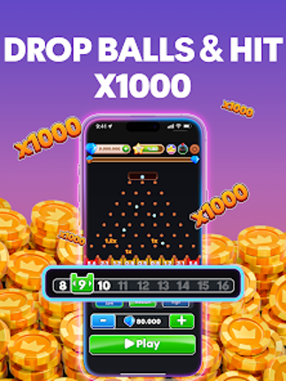 Drop Balls XY - Plink Balls screenshot