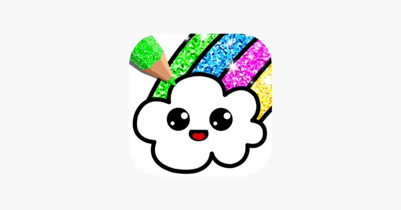 Glitter Coloring Book: Paint Image