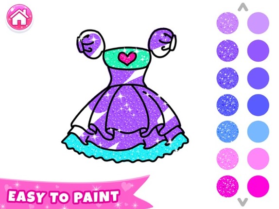 Glitter Coloring Book: Paint screenshot