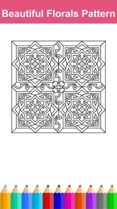 Mandala Adult Coloring Book Free Stress Relieving screenshot