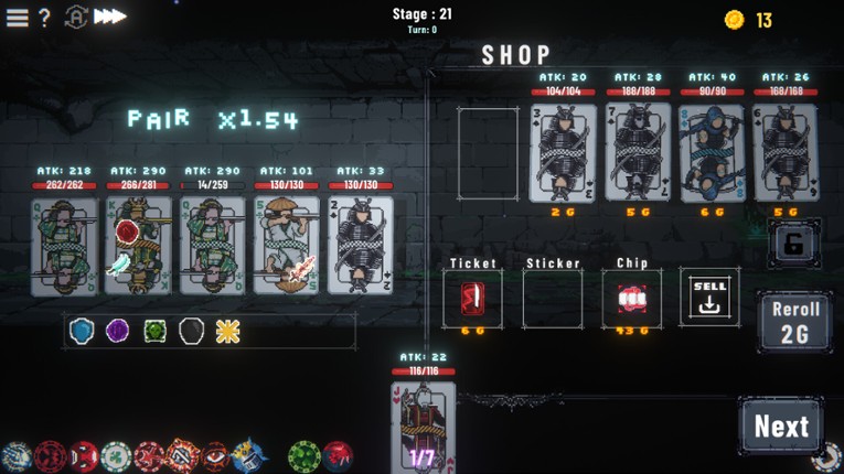 Poker Dungeon : Joker's Madness screenshot