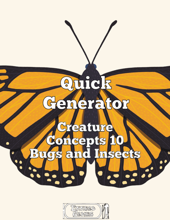 Games like Quick Generator Creature Concepts 10 Bugs and Insects