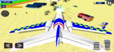 Robot Airplane Pilot Simulator Image