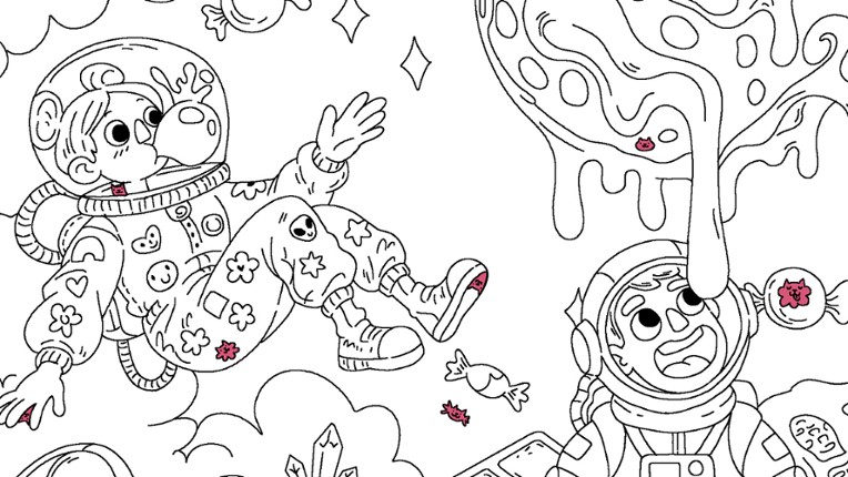 100 Cats Lost In Space Find & Color screenshot