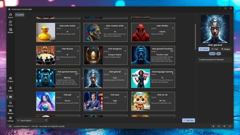 AI Pals Engine screenshot