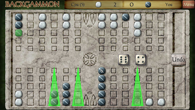 Backgammon screenshot