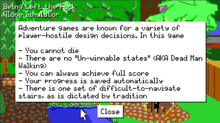 Being Left The F*** Alone Simulator screenshot