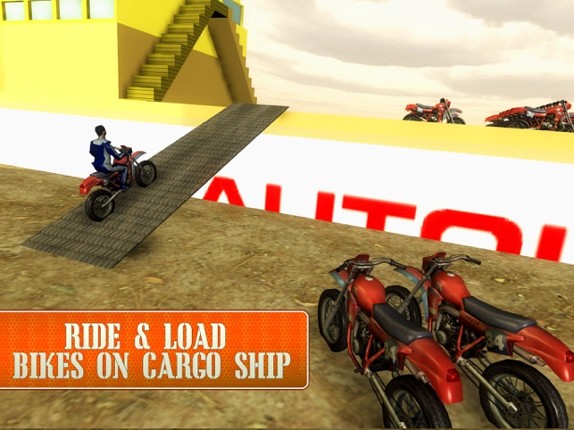 Bike Transporter Ship Simulator &amp; Cargo game screenshot