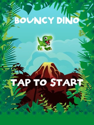 Bouncy Dino Hop - The Best of Dinosaur Games with Only One Life screenshot