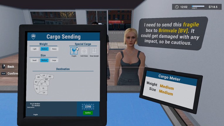 Cargo Delivery Simulator screenshot