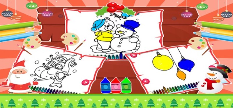 Christmas Coloring Book Pages Image