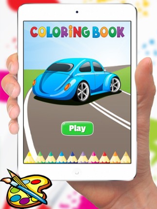 Classic Car Coloring Book & Drawing Vehicles free for kids screenshot