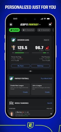 ESPN Fantasy Sports &amp; More screenshot