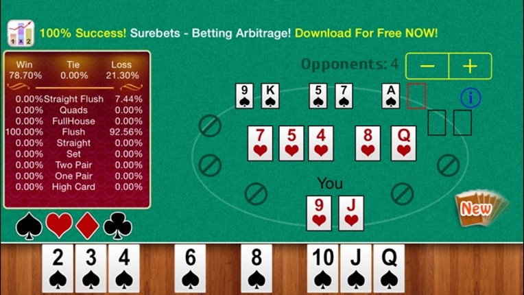 Free Holdem Calculator screenshot
