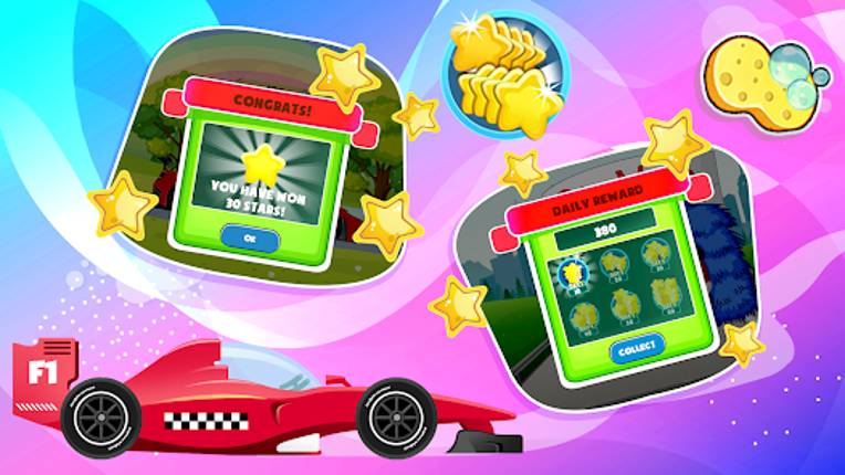 Car Wash Learning-Clean & Play screenshot