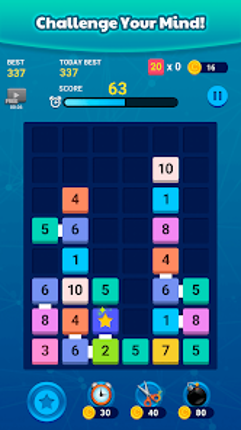 Merge Block: Number Merge Game Image