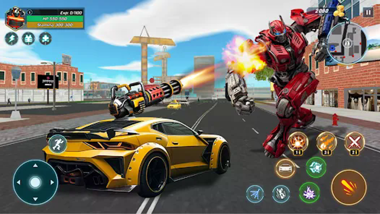 Robot City Car Battle screenshot