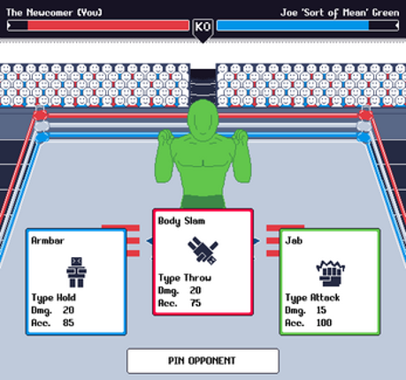 CWF: Card Wrestling Federation (Ludum Dare 41) Image