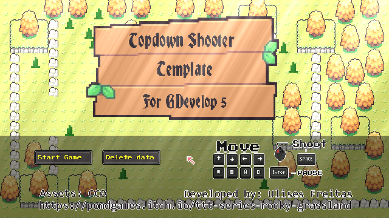 Games like GDevelop - Shootalia - Top Down Shooter Template
