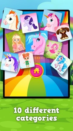 Pony and Unicorn : Matching Games Image