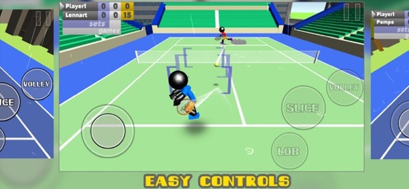 Stickman 3D Tennis screenshot