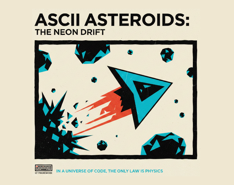 Games like ASCII Asteroids The Neon Drift