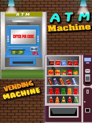 Bank ATM Machine Image