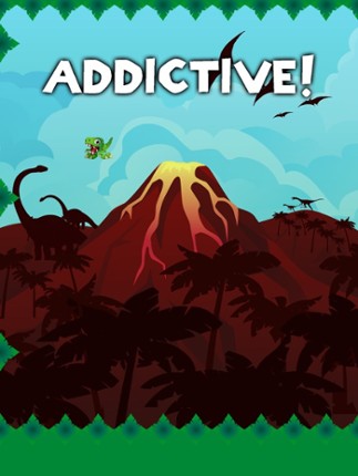 Bouncy Dino Hop - The Best of Dinosaur Games with Only One Life screenshot