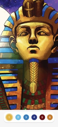 Coloring Art - Paint by number Image