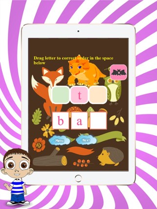 Cool Animal A-Z Alphabet Order Games with Song Image