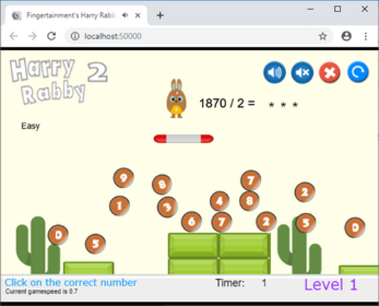 HarryRabby2 Large Numbers Divide by Even Numbers FREE Image