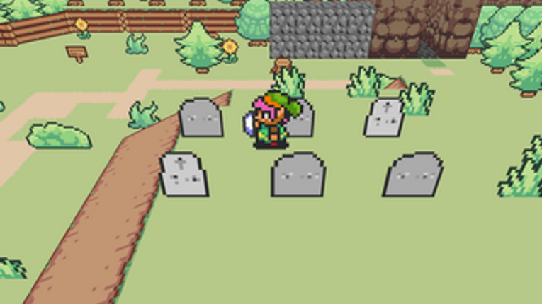 Paper Zelda RPG screenshot