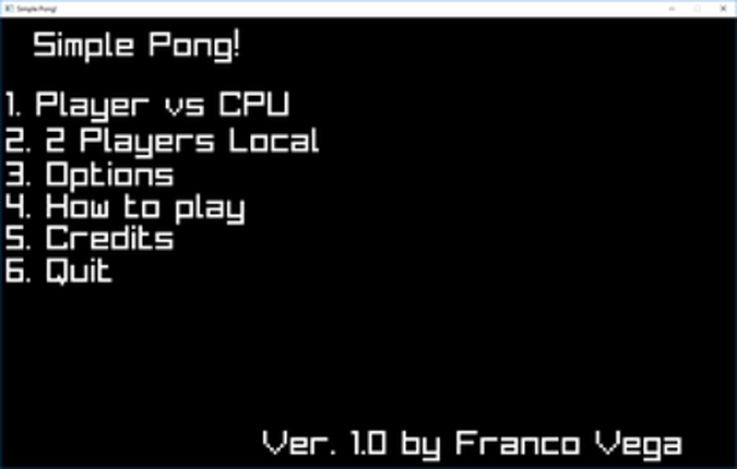 Simple! Pong [SIGIL] screenshot