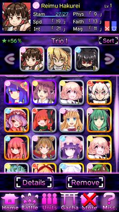 Touhou Battle Trios screenshot