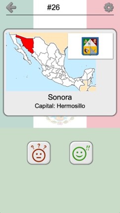 Mexican States - Quiz about Mexico screenshot