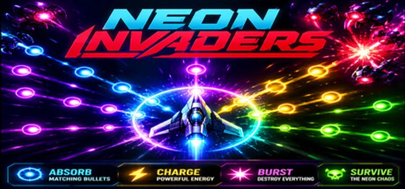 Neon Invaders Image