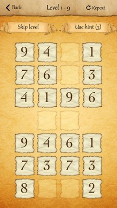 Numbers Game - doodle logic quiz. Addictive number match puzzle screenshot