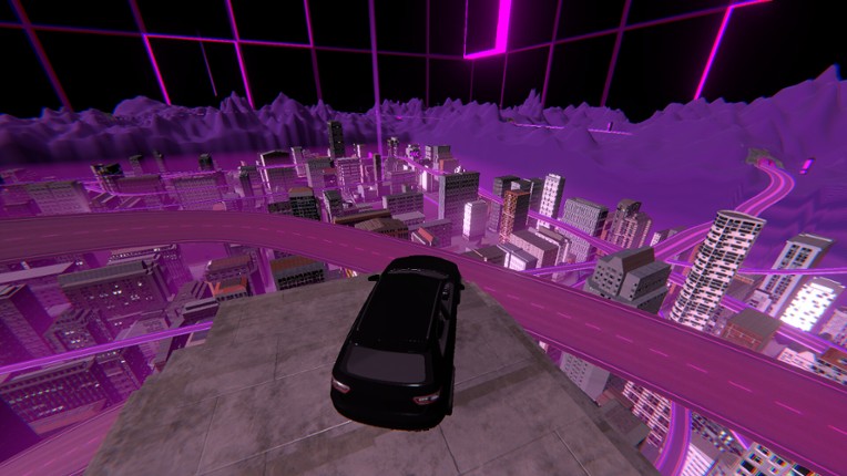 Rhythm Drive: Synthwave City screenshot