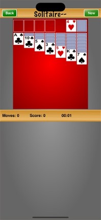 Solitaire-- screenshot