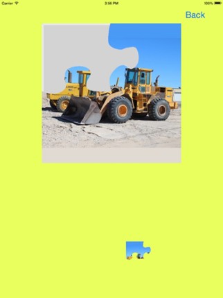 Bulldozer Excavator Jigsaw Puzzles with Backhoe screenshot